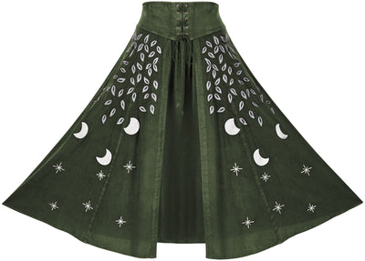 Celestia Maxi Overskirt Limited Edition Moss Green